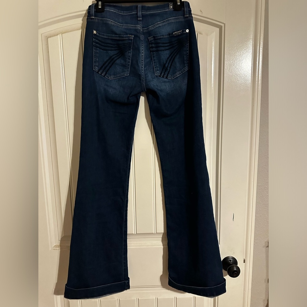 7 for all mankind, dojo original trouser,dark blue, size 27